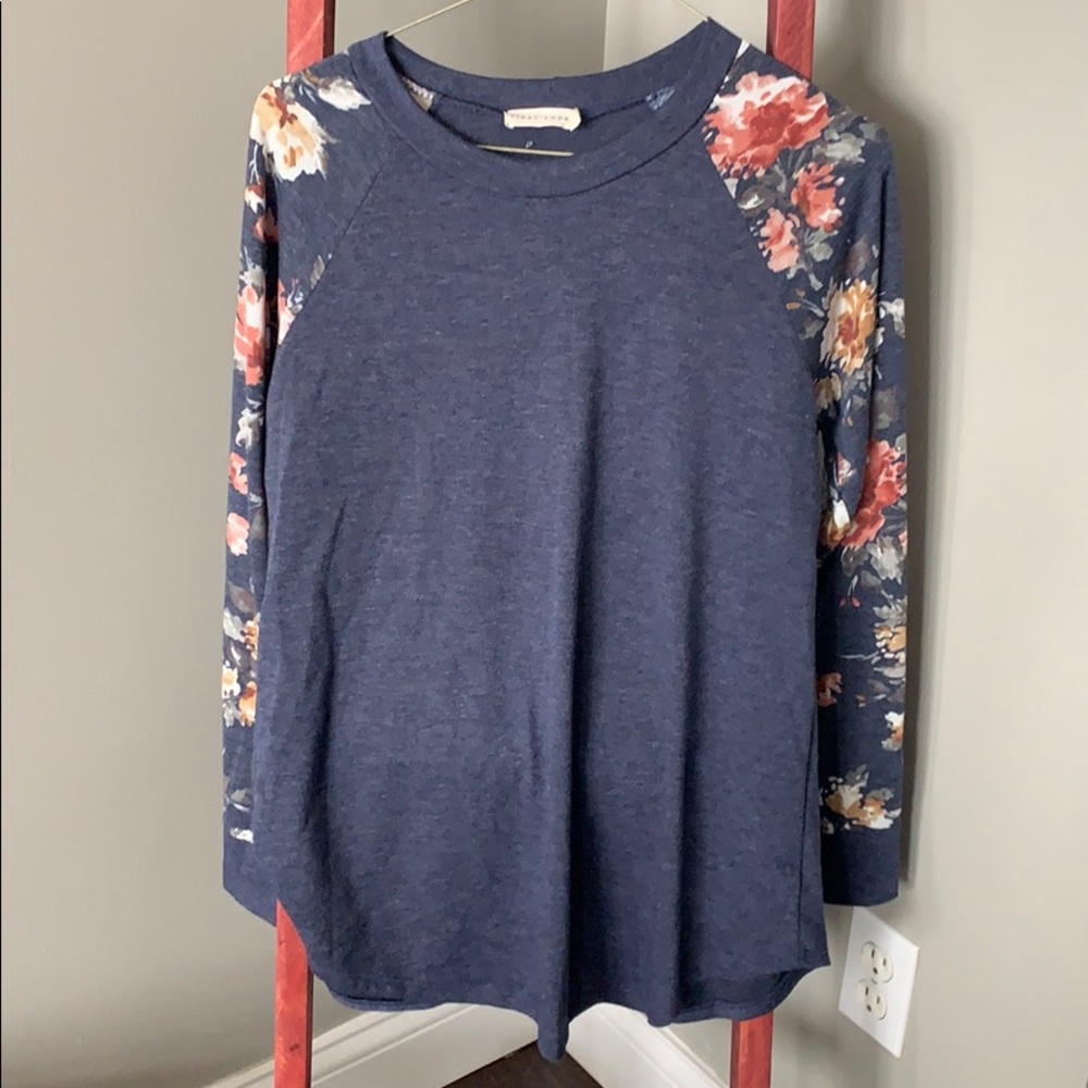 Floral long sleeve shirt
